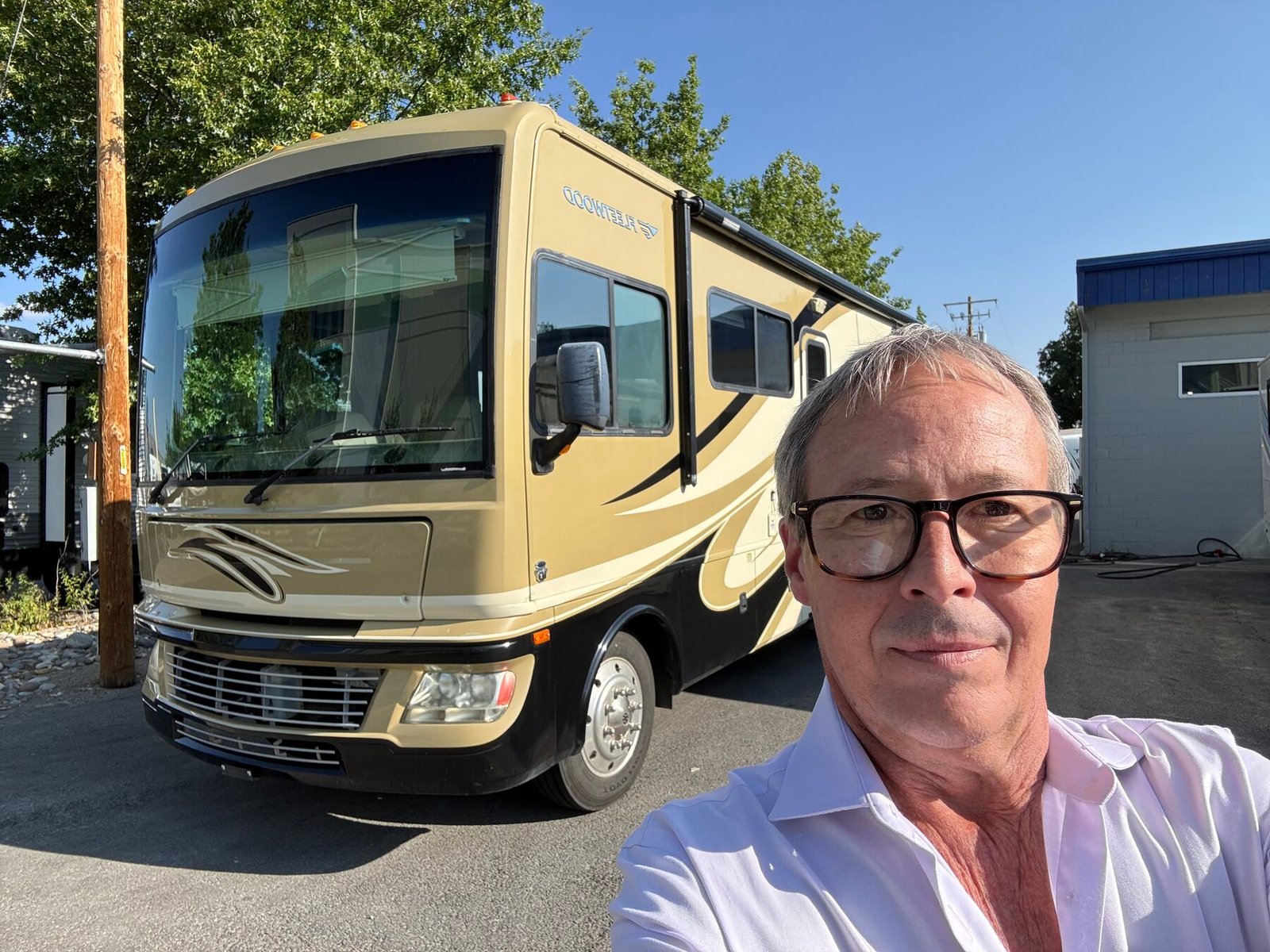Michael with the Bounder in Reno